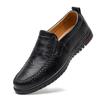 Plus Size Spring Shoes Male Genuine Leather Fashion Youth Men's Casual Leather Shoes Cowhide Men's Shoes