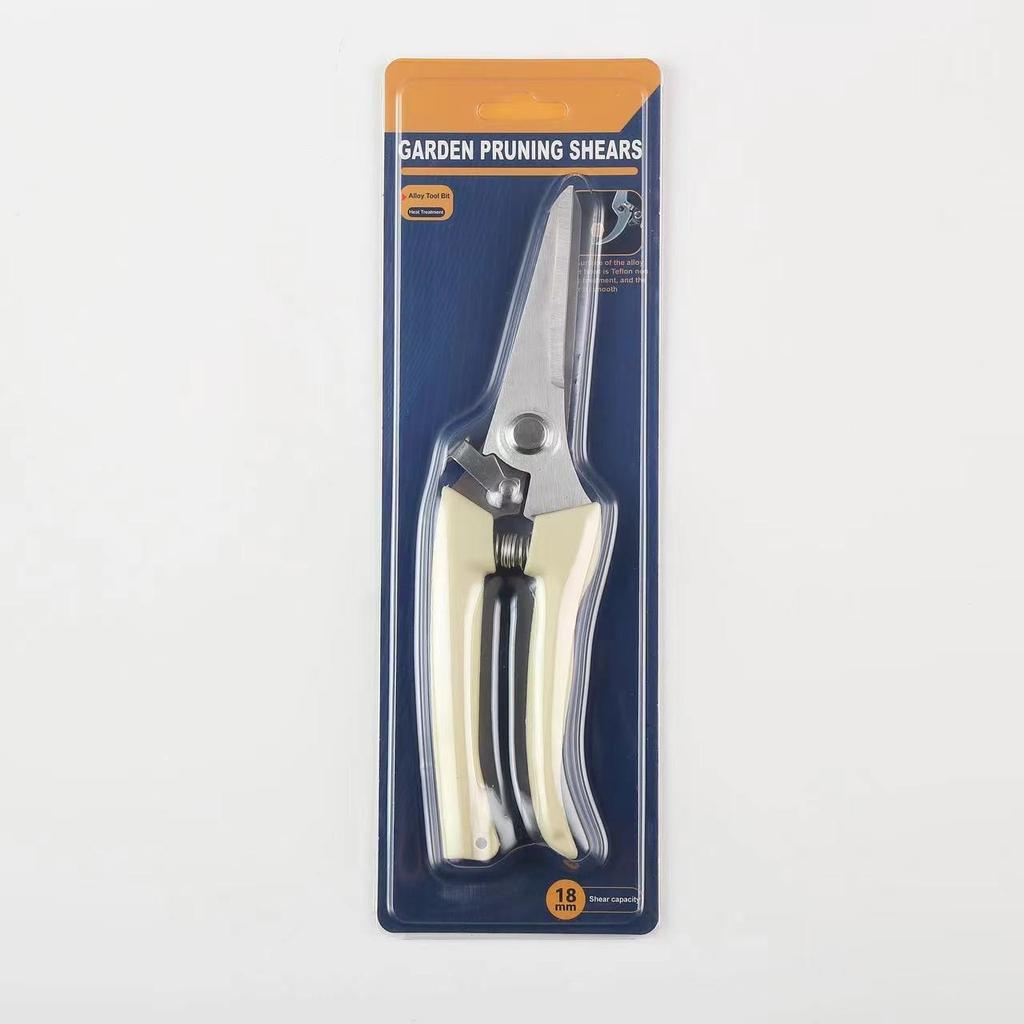 Stainless Steel Scissors Flower Cut Arrangement Pruning Fruit Tree Garden Branch Cutting Household Grafting Gardening Scissors