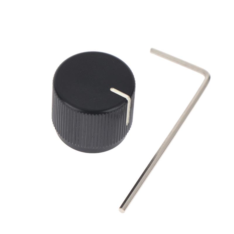 Durable Aluminum Flat Top Half-shaft Knob Electric Bass Adjustment for Enhanced Sound Quality 1pc
