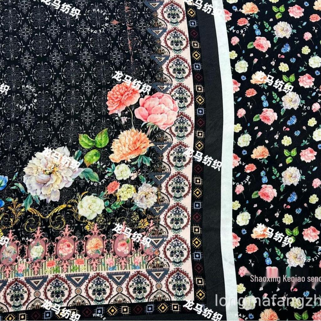 Korean Velvet Digital Print Scarf Fabric