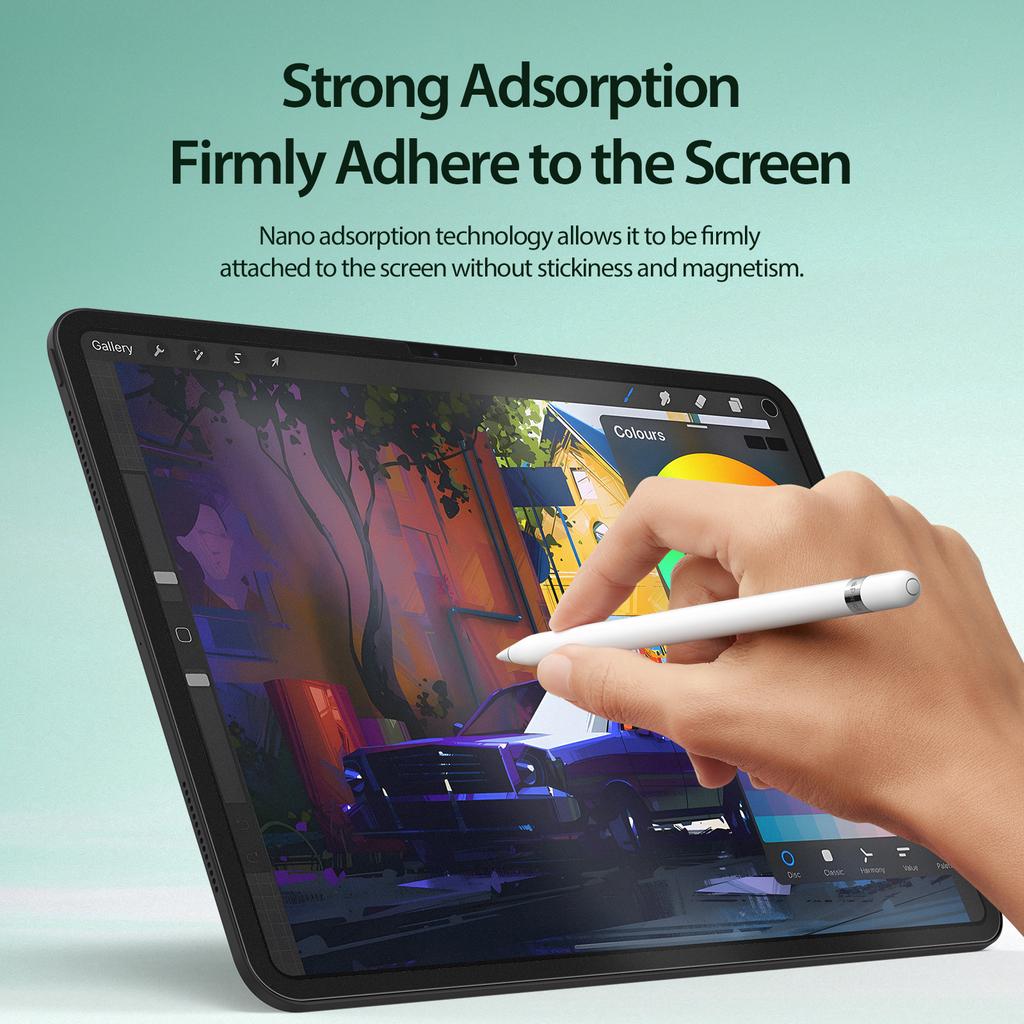 DUX DUCIS Naad Serie für iPad Pro 13 (2024) Bildschirmschutz Matt PET Paperfeel Folie Abnehmbar, Wiederverwendbar