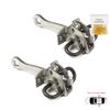 BDP703-1 2 Pieces Rear Left AND Right Door Hinge Stop Check Strap Limiter for Vauxhall Opel Vectra B 1995-2002 5160229