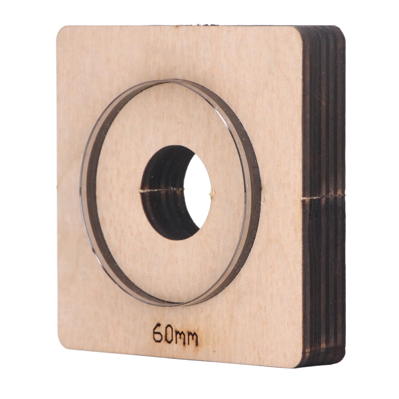 

Кожаный штамп для резки диаметром 60 мм, круглая форма, полый, высокопрочный легированный стальной штамп для кожи