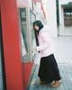 Loaegsyueol Fleece Loose Pocket Tierd Skirt_Black