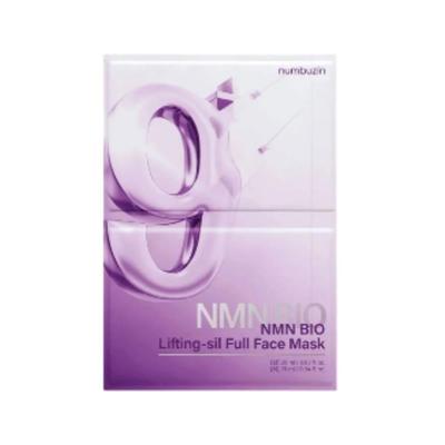 No.9 NMN Bio Lifting Full Face Mask Pack Firming & Anti-Aging Skin Care (4 Sheets + Special Stretch Fabric Gift)
