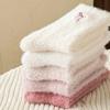 Women's Mink Velvet Bow Plush Socks - Cute and Warm Mid-Calf Sleep Socks for Autumn and Winter