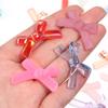 20pcs/lot Bow Acrylic Beads Mix Color Loose Charm Bead for Jewelry Making Accessories DIY Earrings Keychain Beaded Material