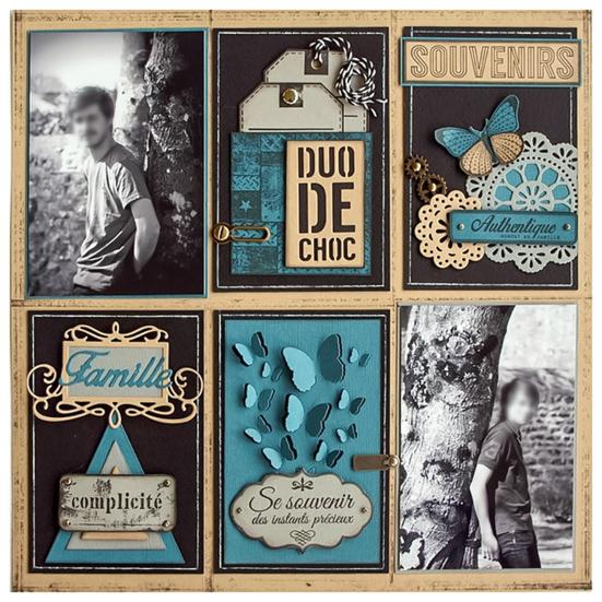 Troquelador de Corte y Repujado Mariposa de Acero al Carbono de Moda para Scrapbooking Álbum DIY