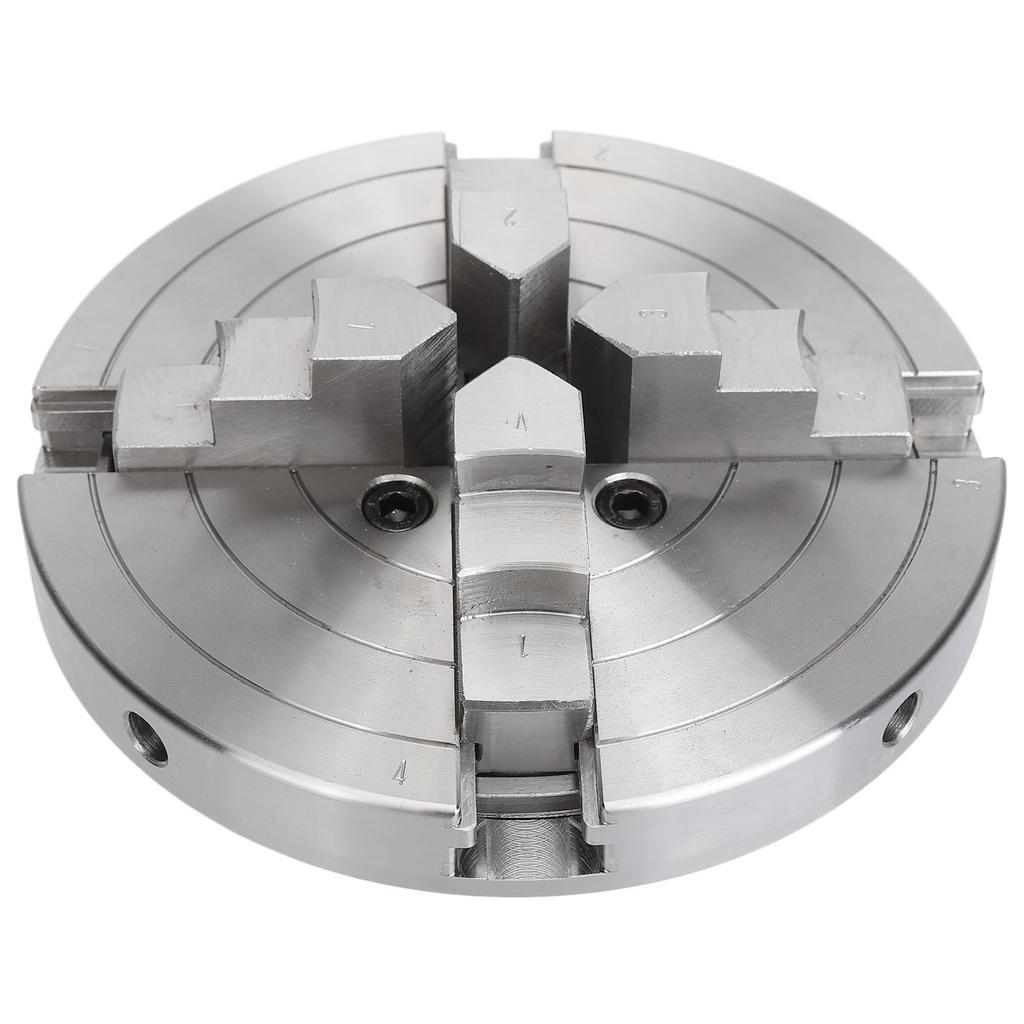 Drehbankfutter 6 Zoll 4 Backen 1Zollx8TPI legierter Stahl selbstzentrierendes Spannfutter Zubehörset