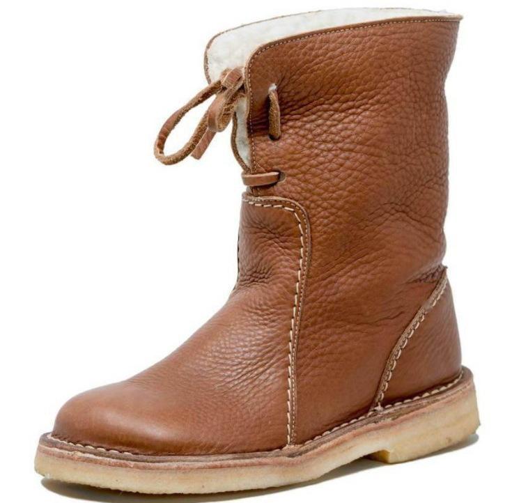 Snow Boots Winter New Size Medium Boots Women's Large Cotton Martin Boots Women's