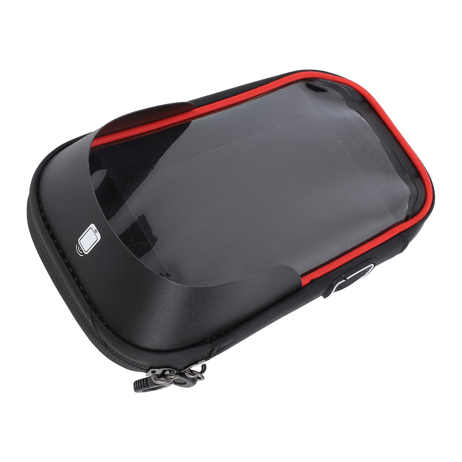 

Bike Phone Bag Water Resistant 360 degrees Rotatable Cycling Phone Pouch with Sunshade Double Headphone