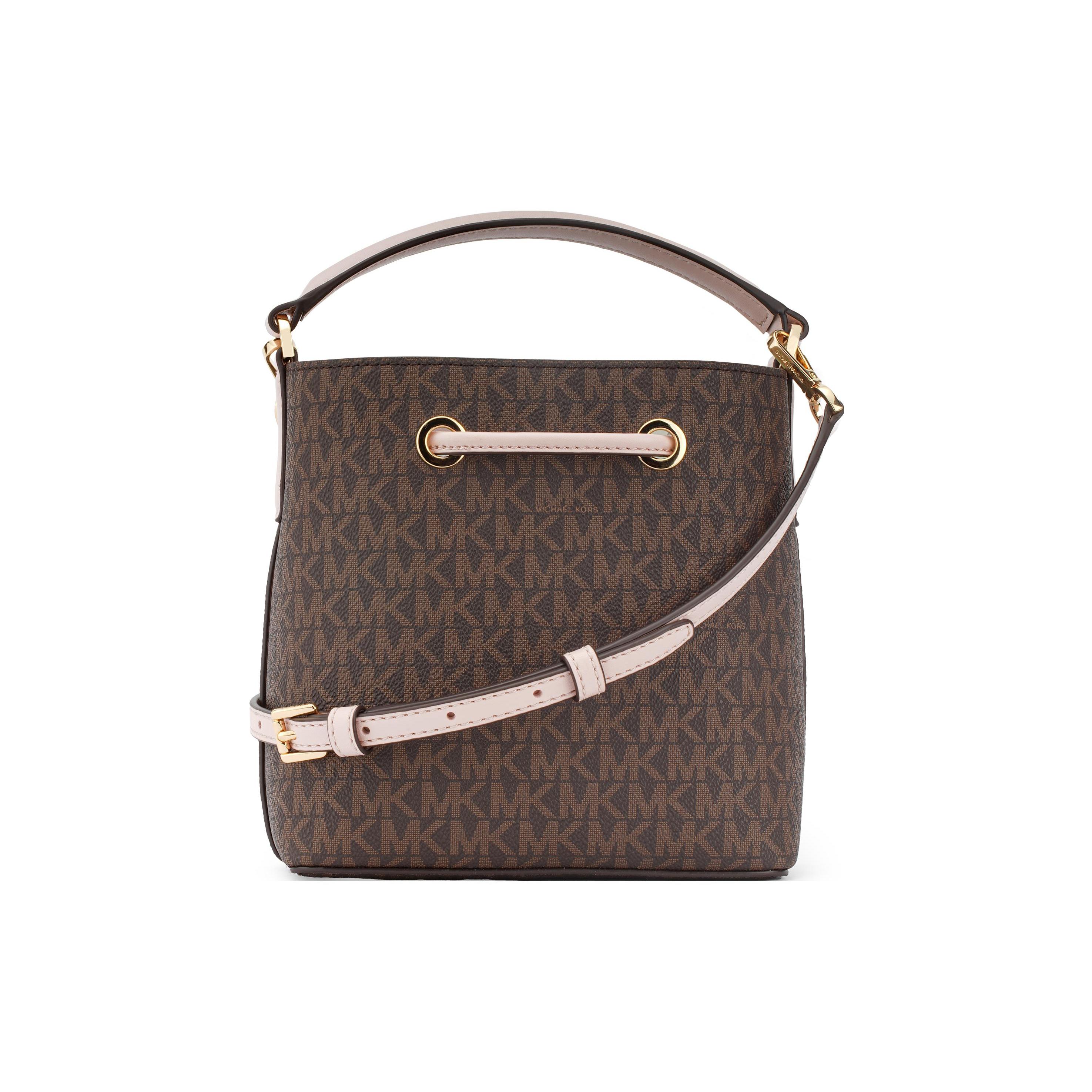 

Новая холщовая сумка-ведро MICHAEL KORS Suri, Сумка, Сумка на плечо, Сумка кроссбоди Маленькая женская коричневая и розовая 35T0GU2C0B-POWDER-BLUSH 18.0*9.9*18.0CM