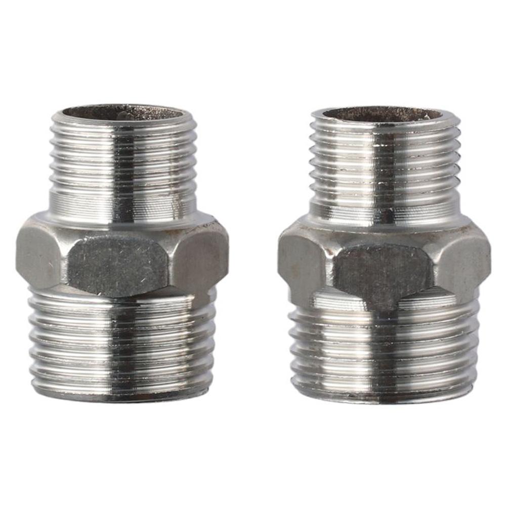 

2 упаковки RV от 1/2 до 3/8, латунный переходник для крана, переходник для водяного шланга, переходник для трубы