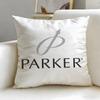 classic stationery brand Parker Cushion Cover Soft  EasyWash Pillow Case  Versatile for Couch Bed Travel and Office