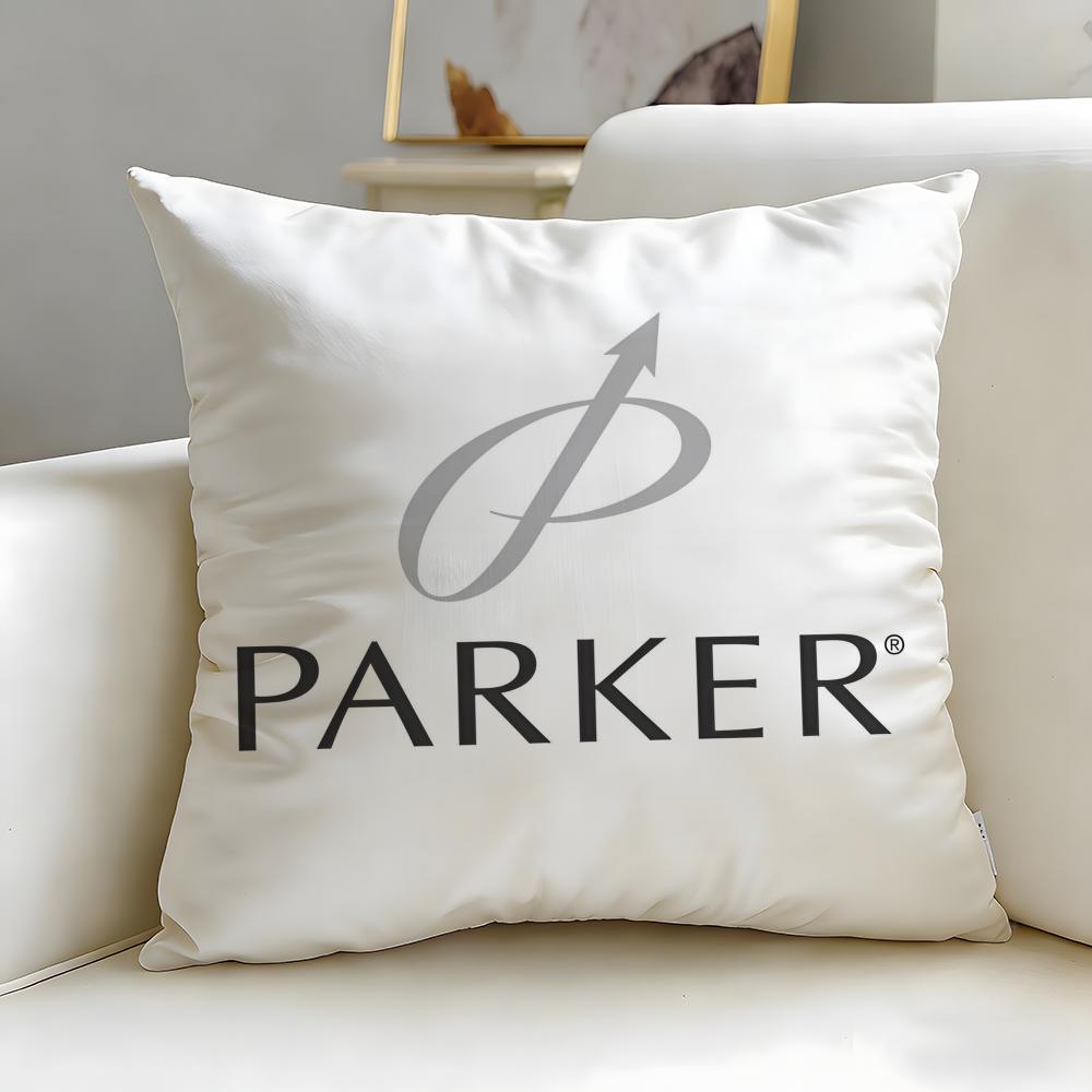 

classic stationery brand Parker Cushion Cover Soft & Easy-Wash Pillow Case – Versatile for Couch, Bed, Travel and Office 30cmx30cm
