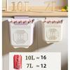 Home Kitchen Wall Mounted Foldable Garbage Bin Hanging Large Caliber Thickened Multifunctional Garbage Storage Bin