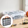 Lightweight Portable Plastic Organizers Box With Multiple Compartments For Efficient Storage Of Small Parts And Hardware