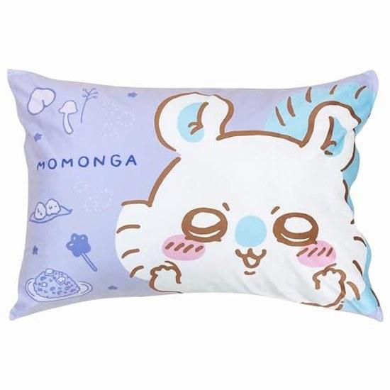 MORIPiLO Pillow Case ChiiKawa Melt-in-your-mouth Texture Kids Childrens Character 43x63cm (ChiiKawa Momonga)