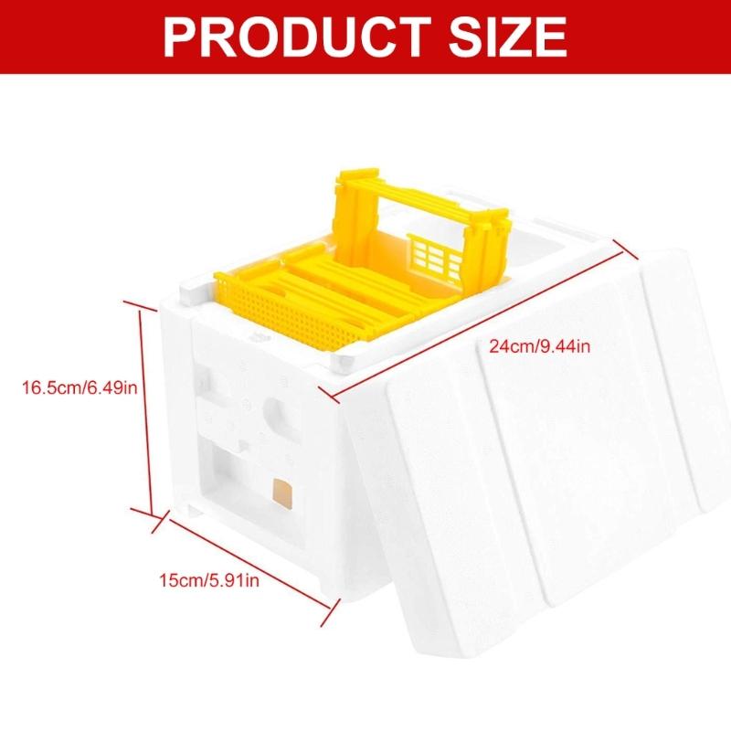 Foam Hive Bees Mating Box Beekeeping Tool Sturdy Accessories Professional Practical Foam Bees Breeding Box Development