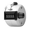 Hand Tally Counter Calculation Range 0000‑9999 4 Digit Mechanical Manual Hand Counter Clicker Metal Regular Model