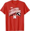 Nebraska Cornhuskers Big Ten Champs 2025 Volleyball T-Shirt
