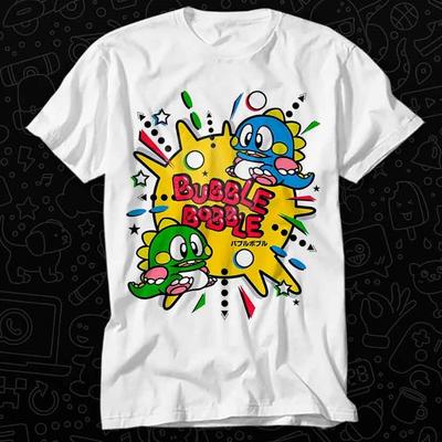 Bubble Bobble C64 Online Gaming Gamer Nerd 80s Amiga Game T Shirt 141