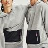 Under Armour Retro Color Block Pocket Fleece Hoodie Men Hoodies Gray 1359141-014