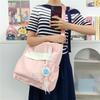 Girls' Summer Lazy Style School Bag - New Student Simple Shoulder Bag 2026
