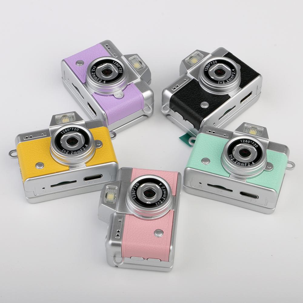 Retro Kamera CCD 1080P, Zdjęcia HD, Aparat Kartowy z Odchylanym Ekranem dla Dzieci, Podróże na Zewnątrz