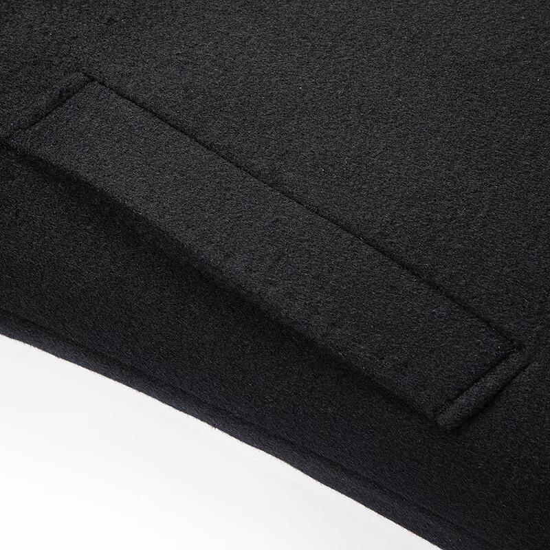 FAPAI Men's Mid-Length Wool Blend Down Overcoat