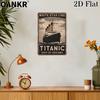 Cartello Metallico Vintage Ideale Regalo x Pollici Titanic Arte Segni Metallici per Man Cave Camera da Letto Casa Decorazione Murale Targhetta Accessori