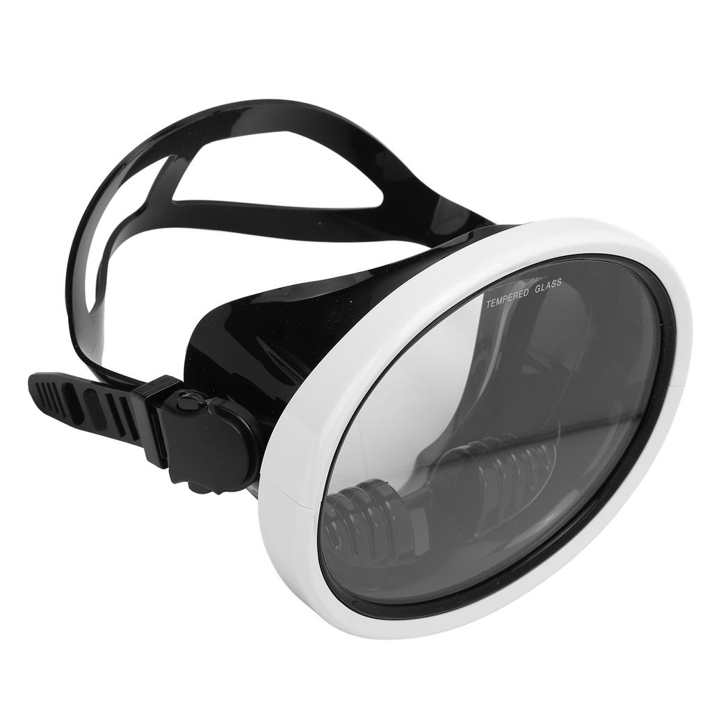 Universal Diving Goggles Tempered Glass Lens Waterproof HD 180 Degree Panoramic Field Of View Snorkeling Silicone