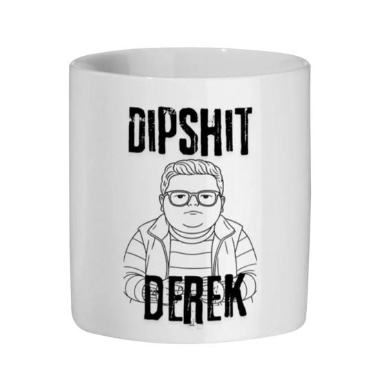

Ceramic Coffee Mug Humorous Derek Minimalist Tea Hot Chocolate Cup Creative Gift for Home Office Desk 1pc