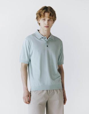 GIORDANO Polo Neck Short Sleeve Knit (14Gg) 054531 [6Color]