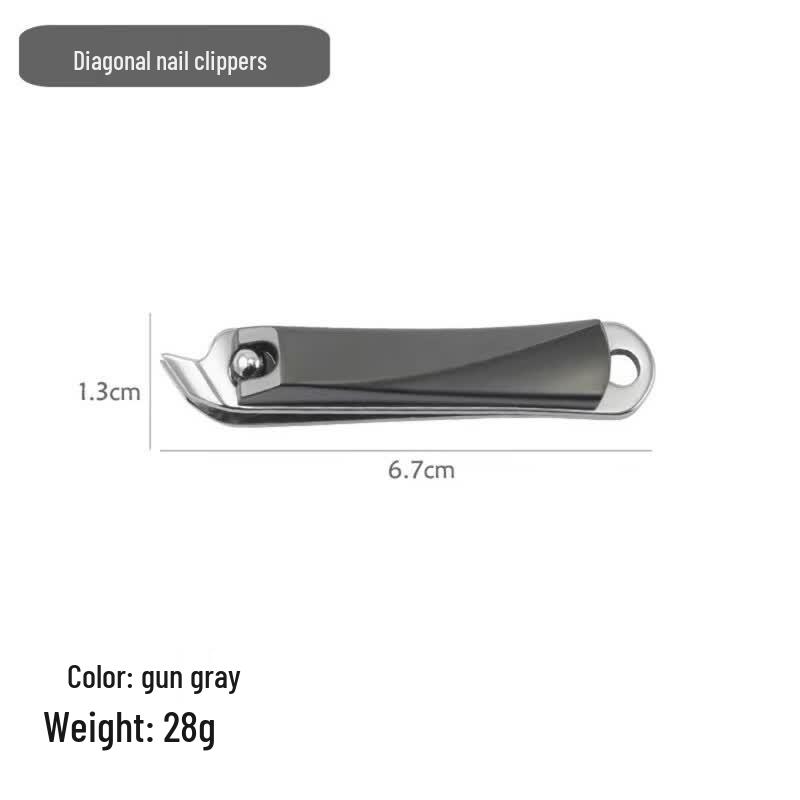 CHENGLI Anti-Splash Stainless Steel Nail Clipper Set (2-Pack)