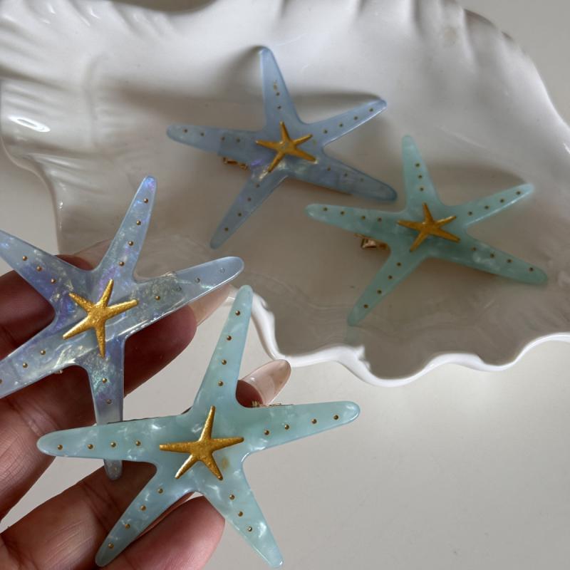 Large Red Hair Claw Clip French Letter Gold Accent Updo Bun Holder Women Non-Slip Hair Grip Accessory for Thick Hair