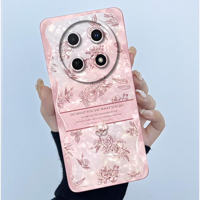 For Huawei Nova 12i Case 12 i Silicone Protective Cover Fashion Simplicity flower Funda for Huawei Nova 13i Nova12i Coque Capa