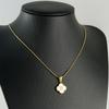 Simple 18K Four-leaf Clover Letter Necklace Female Snake Bone Chain Shell Letter Pendant Jewelry 2026