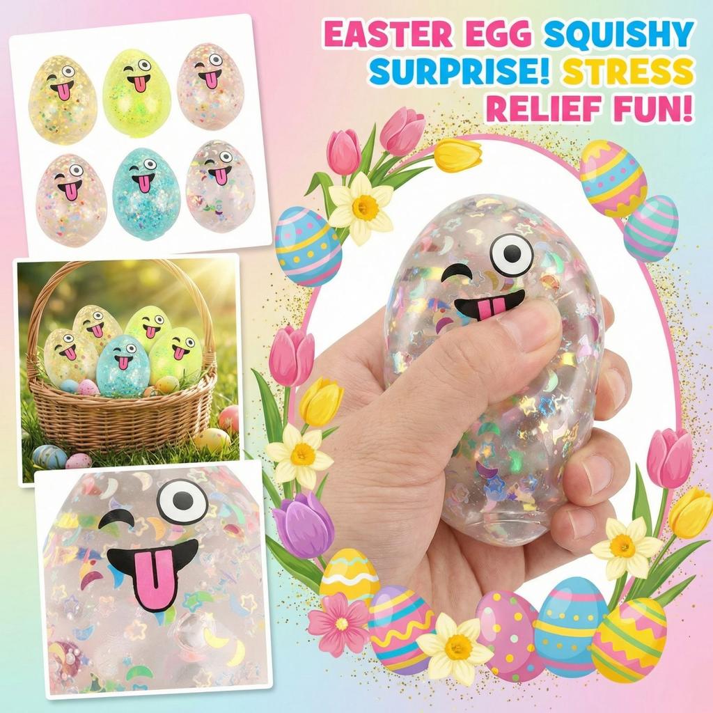 Easter Bunny Maltose Squeezable Toy - Slow- Stress Relief Toy