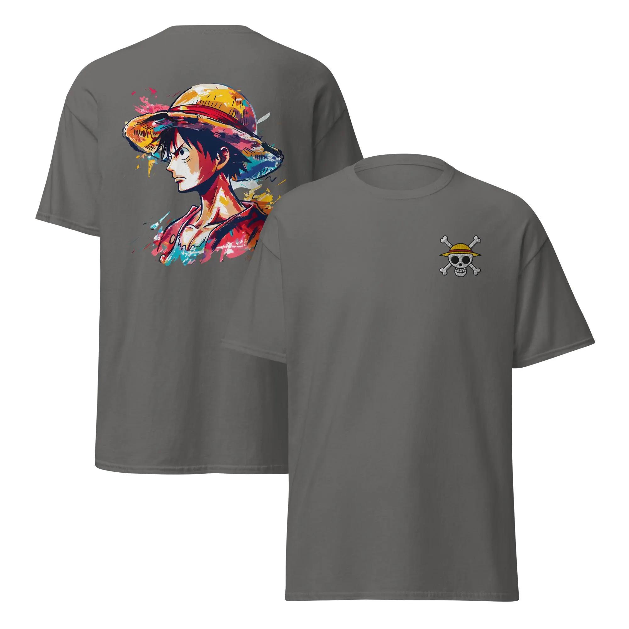 

One Piece Monkey D Luffy Anime 2026 New Cotton Summer TShirt Unisex Streetwear Cotton Teefor Unisex and Women L