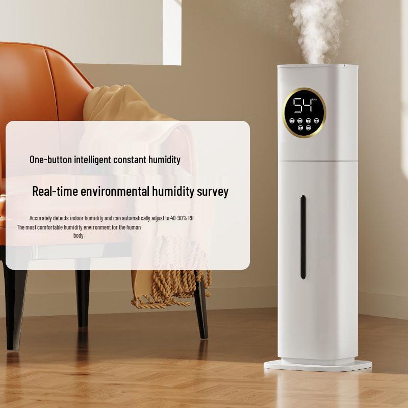 Quiet Floor-standing Humidifier for Home, Bedroom, and Nursery with Sterilizing and Air Purification