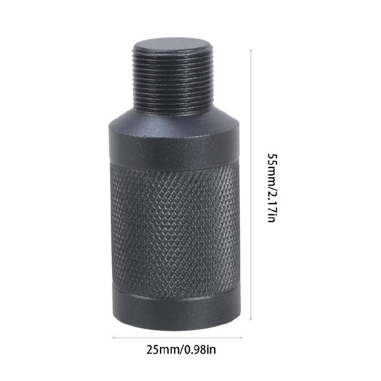 Corrosion Resistant Aluminum Alloy Threaded Rod Adapter for Microphone Mount 3/4-5 Female to 5/8-27 Male Interfaces