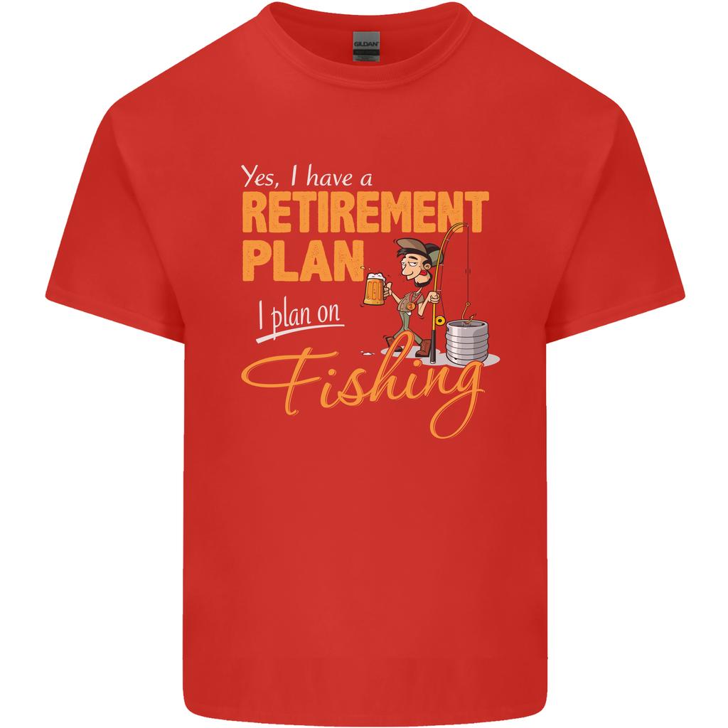 RetireUnisext Plan Fishing Funny FisherUnisex Unisexs Light Cotton TShirt