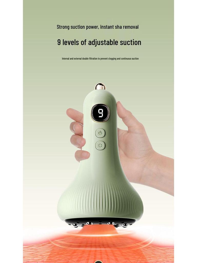 Smart Electric Gua Sha & Cupping Massager - Full Body Meridian Brush & Scraper