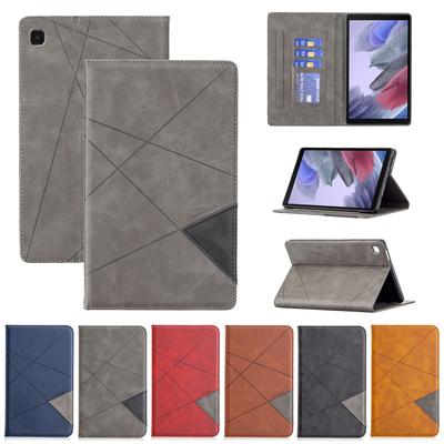 Dėklas Samsung Galaxy Tab A7 Lite 8,7 colio planšetiniam kompiuteriui (2021 m. leidimas)(SM-T227/T225/T220) Verslo Premium PU Odos Viršelis Keliais Žiūrėjimo Kampais Kortelių Kišenė