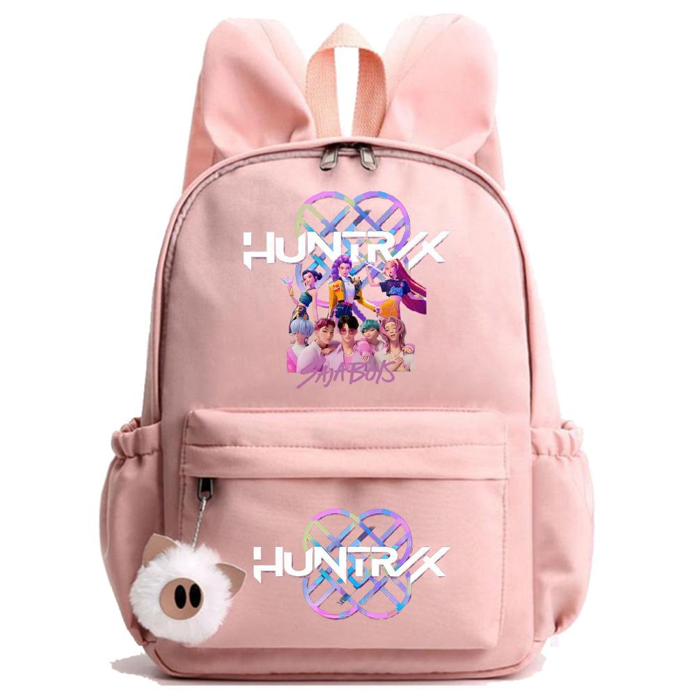 Anime Cute K-Pop Printed Backpack Student Teenager Bookbag for Boy Girl Schoolbag Kid Gift Women Large Capacity Travel Bag Mochila