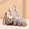 Women'S Bag Women'S Oblique Span Portable Mother And Child Bag Fashion Bag Four-Piece Set -41 #
