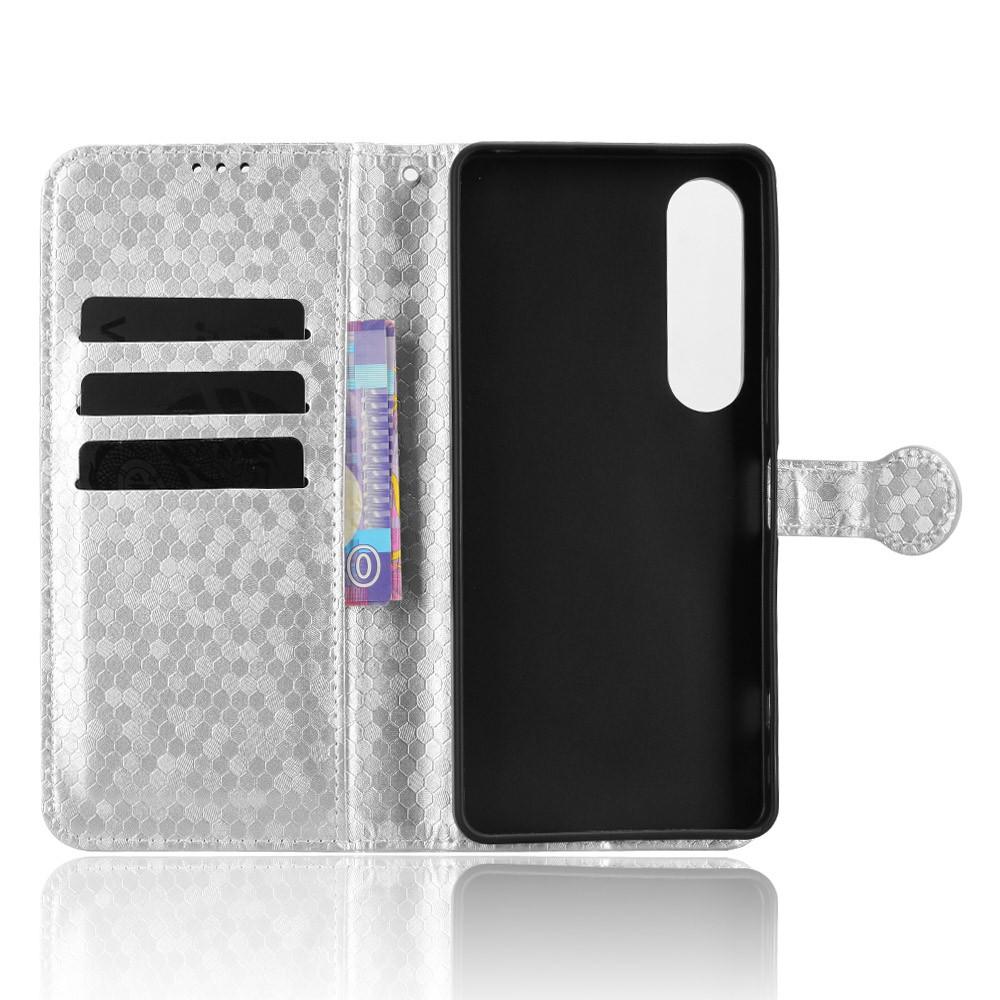 For Sony Xperia 1 VII Wallet Case Dot Pattern Imprint PU Leather Phone Cover