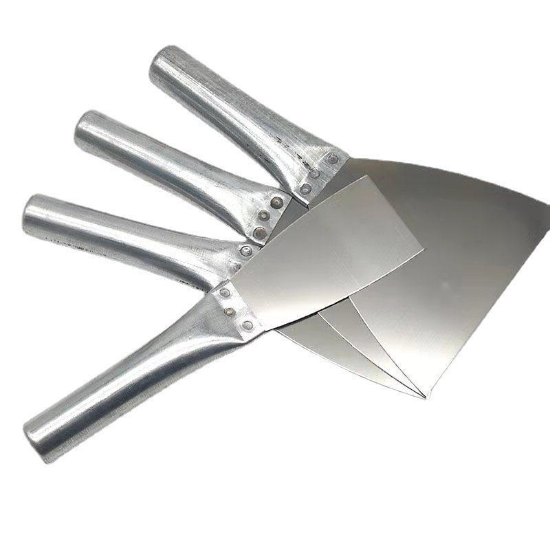 Stainless Steel Putty Knife with 1mm Thick Iron Handle for Plastering, Cleaning, and Grout Removal