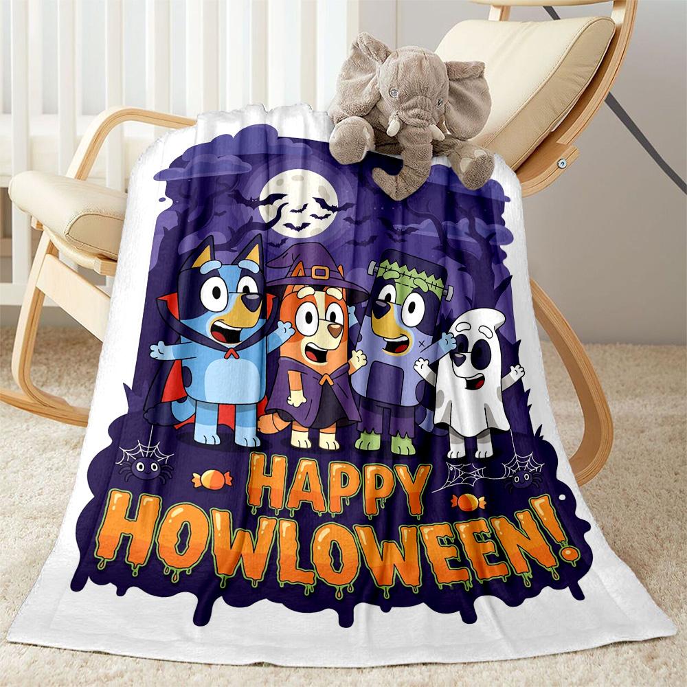 Halloween Party Cemetery Blanket Ultra-Soft Suitable for Office Couch Office Chair Four Seasons Universal Digital Print Gifts For Family Or Friends